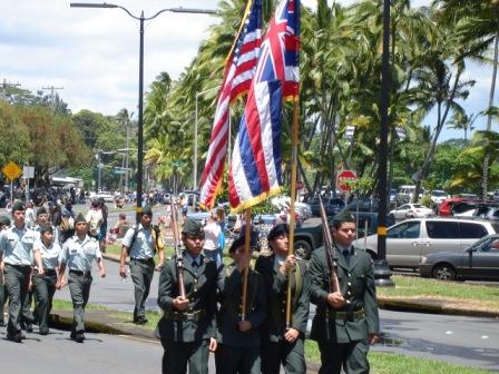 Merrie Monarch Parade Army reserve Hilo 2008